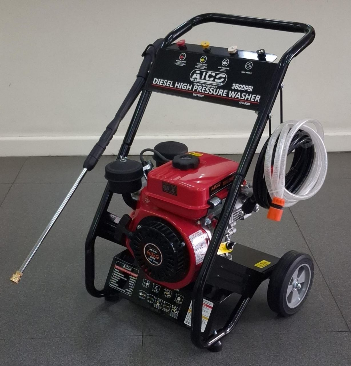 19eb0e79-000c-4071-bf91-7b3629cc2d32 Aico Japan DIESEL Pressure washer 3600psi with 8hp Diesel Engine - Image 1