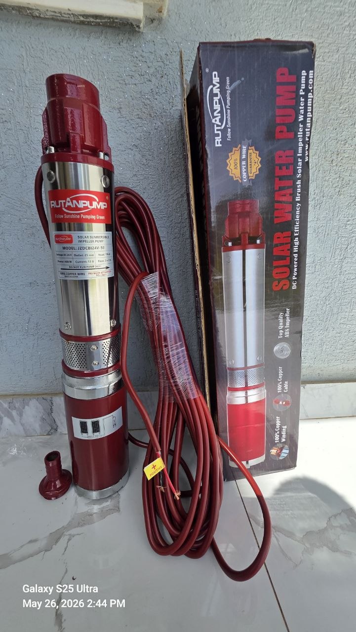 5402074b-2646-460e-a7ed-439cfc67ebaf Rutan solar pump 400 watts by 50m - Image 1
