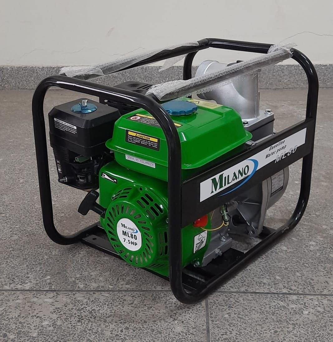 2f1f58fa-6b98-43c5-89a6-e011ca603a1f ML80 Milano Italia water pump 3 inches 8hp engine - Image 1