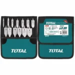 Total TACSD70131 13 Pcs flat wood drill bits set
