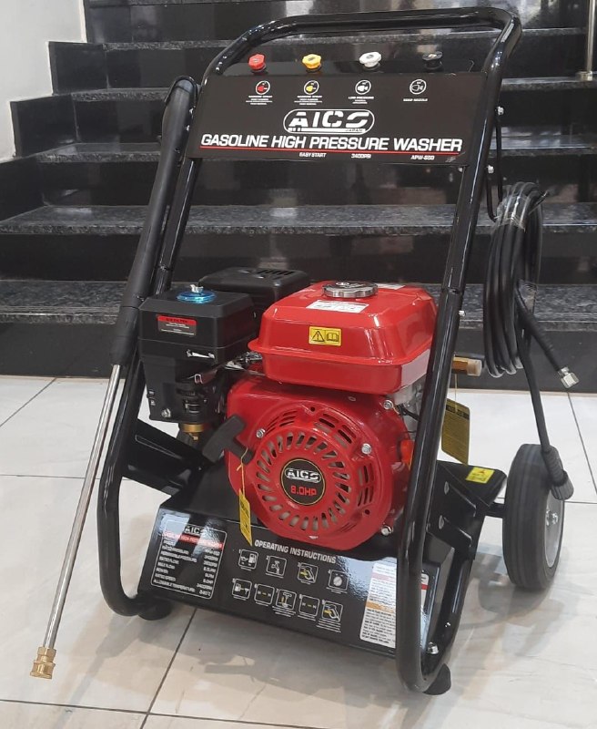 f1c4a0fd-fb45-4540-9e73-a0009d3a6f18 Aico Japan Petrol Pressure Washer 3400PSI 8.0hp Engine - Image 1