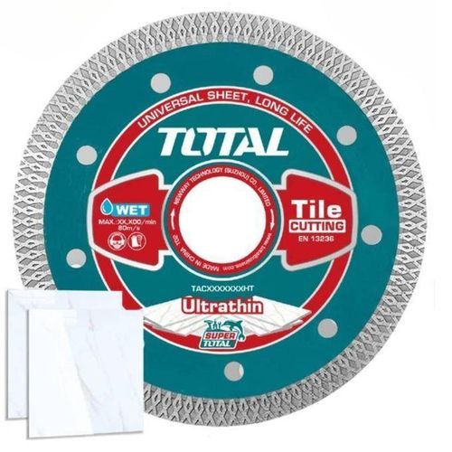 1 (13) Total TAC2181151HT Ultrathin diamond disc(Mesh rim) 115(4-1/2'')*22.2mm - Image 1