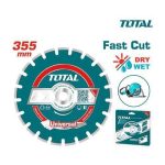 Total TAC2113551 Diamond disc for asphalt and concrete cutting 355mm(14")X25.4mm - Image 2