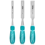 TOTAL THT41K0302 3-Piece Wood Chisel Set