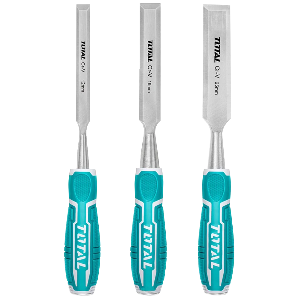 1221596 TOTAL THT41K0302 3-Piece Wood Chisel Set - Image 1