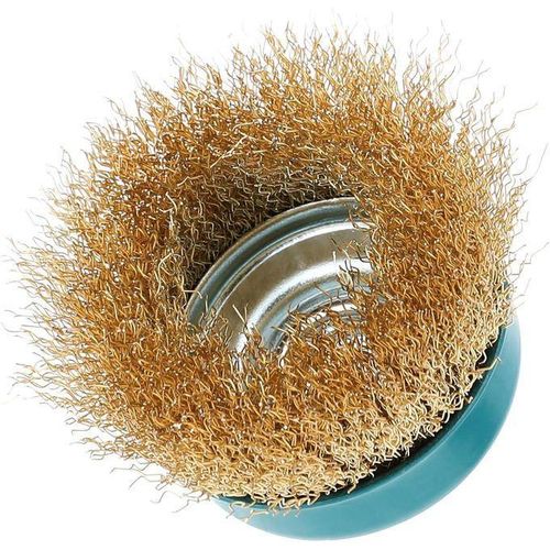 2 (6) Total TAC31031 Wire cup brush 75mm, 3" - Image 1