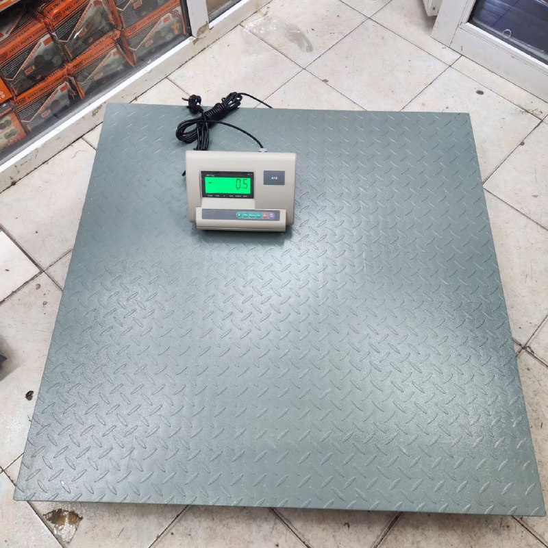 5a0f12a2-7a9c-47d4-9f5c-beaa523071ae 1 Tonne (1,000 kg) 1.5m x 1.5m platform scale - Image 1