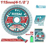 Total TAC061151 Ultrathin diamond disc Size: 115(4-1/2'')X22.2mm - Image 2