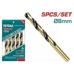 Total TAC100803 HSS drill bit 8mm 5pcs - Image 3
