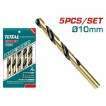 Total TAC101003 HSS drill bit 10mm 5 pcs - Image 3