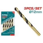 Total TAC101203 HSS drill bit 12mm 5pcs - Image 3