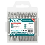 Total TAC16HL133 Screwdriver bit PH2+SL6.0,65mm,10pcs/set Double end bit