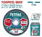 Total TAC210115100 Abrasive metal cutting disc set 115mm(4- 1/2")*1.0mm- 100pcs - Image 2