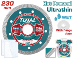 Total TAC2182301HT Ultrathin diamond disc（Mesh rim）230(9")X22.2MM - Image 3