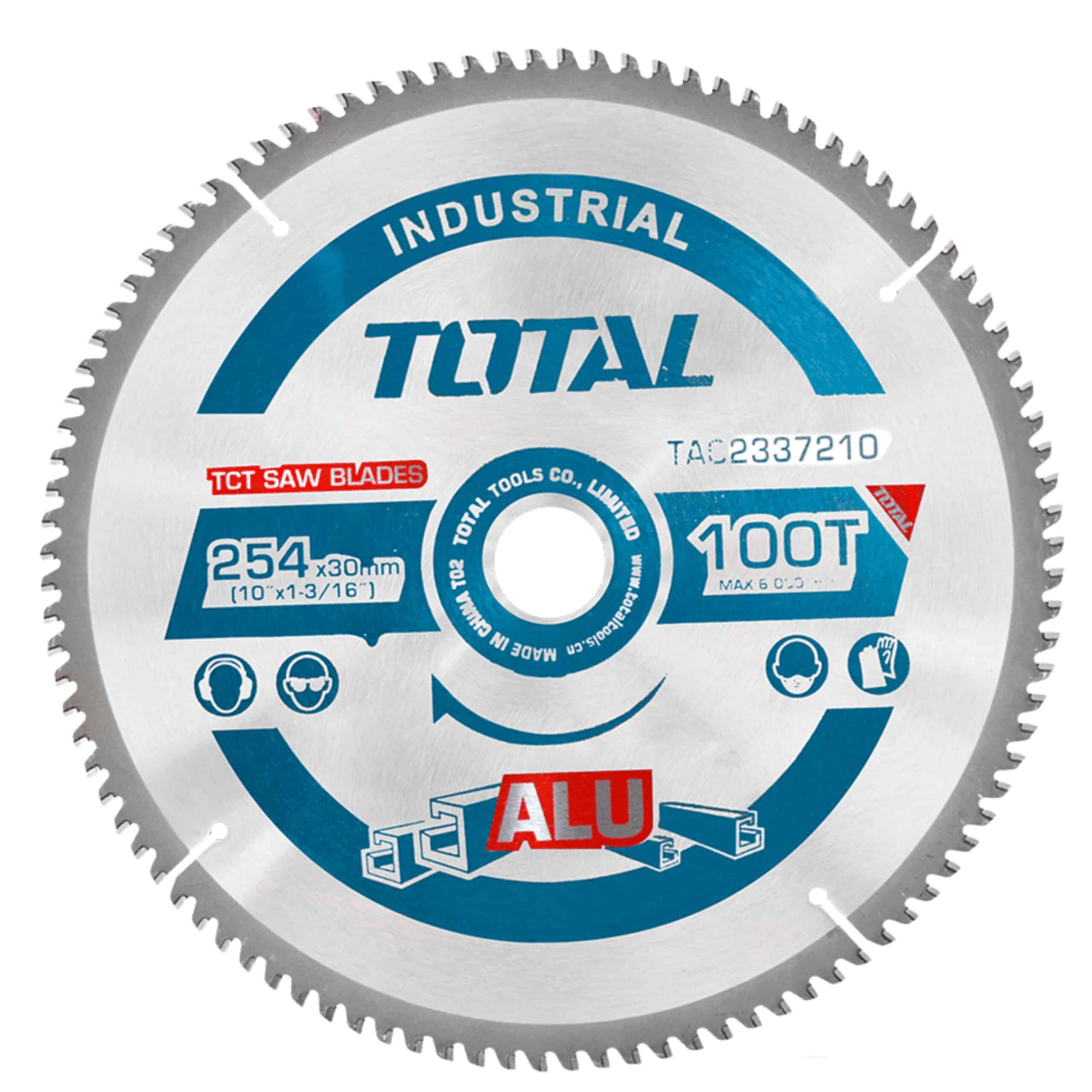 TAC2337210-1-scaled Total TAC2337210 TCT saw blade for aluminum 254mm(10") 100T - Image 1