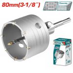 Total TAC430801 Hole core bit  80mm(3-1/8") 8pcs TCT blades - Image 3