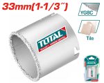Total TAC440331 Carbide gritted hole saw 33mm (1-19/64") - Image 3