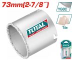 Total TAC440731 Carbide gritted hole saw 73mm (2-7/8") - Image 2
