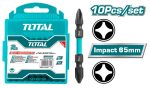 Total TACIM16PH233 Impact Screwdriver bit PH2+PH2 65mm 10pcs/set - Image 3