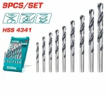 Total TACSD0095 9PCS HSS twist drill bits set - Image 3