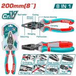 Total THTMF186 8-in-1 Multi-function combination pliers - Image 3