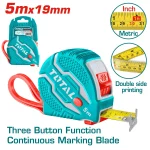 Total TMT126051 Steel measuring tape 5mx19mm - Image 3