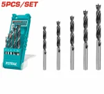 Total TACSD7056 5PCS Wood drill bits set - Image 3