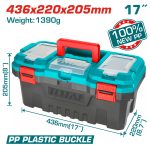 Total TPBX0171 17" Plastic tool box - Image 2