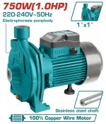 Total TWP27506 Centrifugal pump 750W(1HP) 30M - Image 3