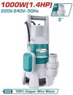 Total TWP810001 Sewage submersible pump 1000W 9W - Image 3