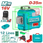 Total TLL301205 Cordless 3D laser level 0~35 m 16V - Image 2
