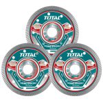 Total TAC511153 Diamond disc set for cordless angle grinder 3Pcs/set